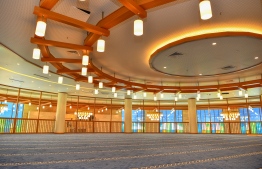 Interior of the King Salman Mosque -- Photo: Nishan Ali / Mihaaru News