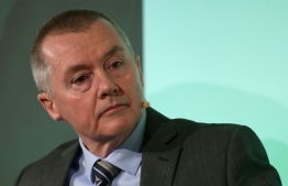 (FILES) In this file photo taken on February 01, 2019 International Airlines Group (IAG) CEO Willie Walsh listens during a press conference in London. - British airline giant IAG said on January 9, 2019 that chief executive Willie Walsh has decided to quit and will be replaced by Luis Gallego, who is currently head of Spanish division Iberia. (Photo by Daniel LEAL-OLIVAS / AFP)
