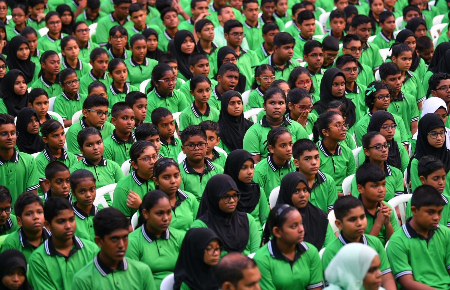 މި އަހަރުގެ ކިޔެވުން ފެށުނު ދުވަހު ކަލާފާނު ސްކޫލްގެ އެސަމްބްލީ: ކޮރޯނާވައިރަހާ ހެދި ރާއްޖޭގެ ހުރިހާ ސްކޫލެއް ވަނީ ބަންދުކޮށްފައި --ފައިލް ފޮޓޯ