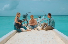 A screen grab from MANTRA's music video for 'No Te Esperaba', which was filmed at Jumeirah Vittavali in Maldives. IMAGE: MANTRA / YOUTUBE