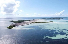 The reclaimed inhabited islands neighbouring Faresmaathodaa, Gaafu Dhaalu Atoll