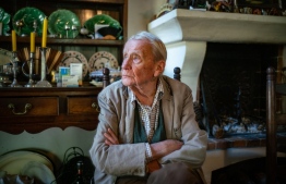 Christopher Tolkien at his home in the South of France one week before his 95th birthday last year. For nearly 50 years after his father died in 1973, he worked to keep alive the world he had created. PHOTO/Josh Dolgin