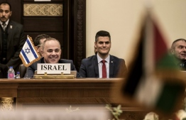 Israeli Energy Minister Yuval Steinitz attends the East Mediterranean Gas Forum (EMGF), in Cairo, on January 16, 2020. - Israel began pumping natural gas to Egypt for the first time yesterday under a $15 billion, 15-year deal to liquefy it and re-export it to Europe. It is the first time that Egypt, which in 1979 became the first Arab country to sign a peace treaty with Israel, has imported gas from its neighbour. In a joint statement, Egypt's petroleum ministry and the Israeli energy ministry hailed an "important development that serves the economic interests of both countries". PHOTO: KHALED DESOUKI / AFP