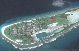 An aerial view of Maalhendhoo, Noonu Atoll. PHOTO: GOOGLE MAPS