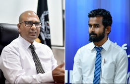 Abdulla Munaz (L) was dismissed prior to appointing Ahmed Mohamed Fulhu (R). PHOTO: MIHAARY
