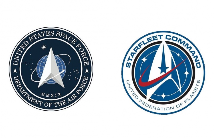 އެމެރިކާ ސްޕޭސް ފޯސްގެ ލޯގޯ އަކީ ކޮޕީއެއް؟