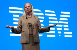 FRANKFURT AM MAIN, GERMANY - SEPTEMBER 11: Ginni Rometty, CEO of IBM, speaks during the press days at the 2019 IAA Frankfurt Auto Show on September 11, 2019 in Frankfurt am Main, Germany. (Photo by Sean Gallup/Getty Images)