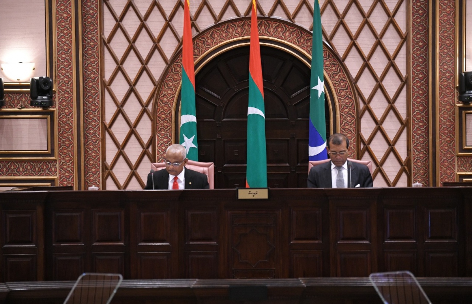 ރައީސް އިބްރާހިމް މުހައްމަދު ސޯލިހް (ކ) އަދި ރައްޔިތުންގެ މަޖިލީހުގެ ރައީސް އިބްރާހިމް މުހައްމަދު ސޯލިހް