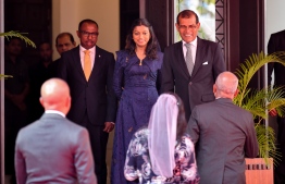 Parliament Speaker Mohamed Nasheed alongside Deputy Speaker Eva Abdulla-- Photo: Mihaaru