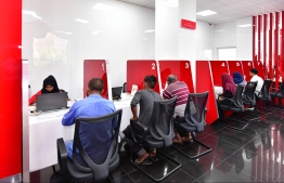 BML's new Account Opening and Loan Centre, unveiled on February 5, 2020, at Male' Square. PHOTO: NISHAN ALI / MIHAARU