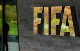 Signage displayed at FIFA Headquarters in in Zürich, Switzerland. FIFA is a non-profit organization which describes itself as an international governing body of association football, fútsal and beach soccer. It is the highest governing body of football. PHOTO: AFP