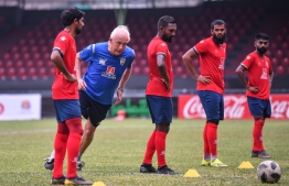 Football Association of Maldives on Tuesday, revealed its intention to resume national team practices within the following week. PHOTO: NISHAN ALI / MIHAARU
