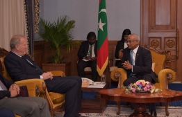 CWEIC Chairman meets President Ibrahim Mohamed Solih. PHOTO: PRESIDENT'S OFFICE