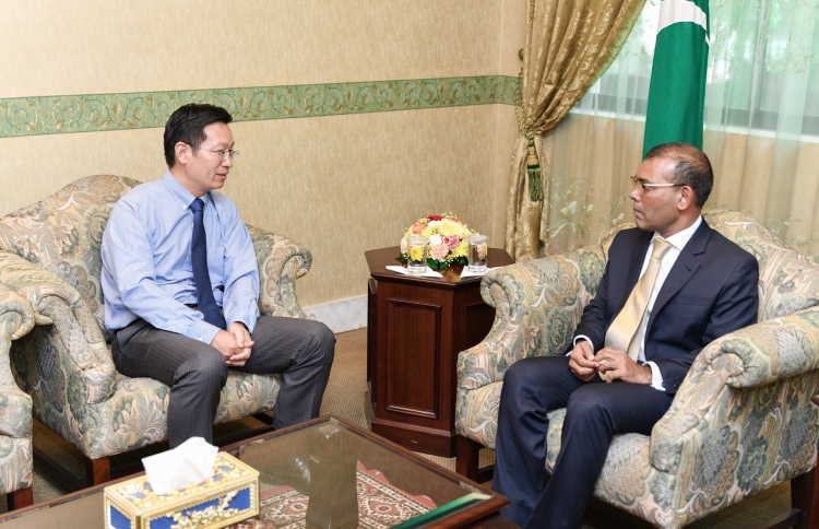 ނަޝީދާއި ޗައިނާގެ ސަފީރު ބައްދަލުކުރައްވައިފި