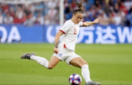 Lucy Bronze during the 2019 Women’s World Cup quarter-final against Norway. She is likely to be a key figure for Phil Neville at Euro 2021. PHOTO: ROBERT CIANFLONE/GETTY IMAGES