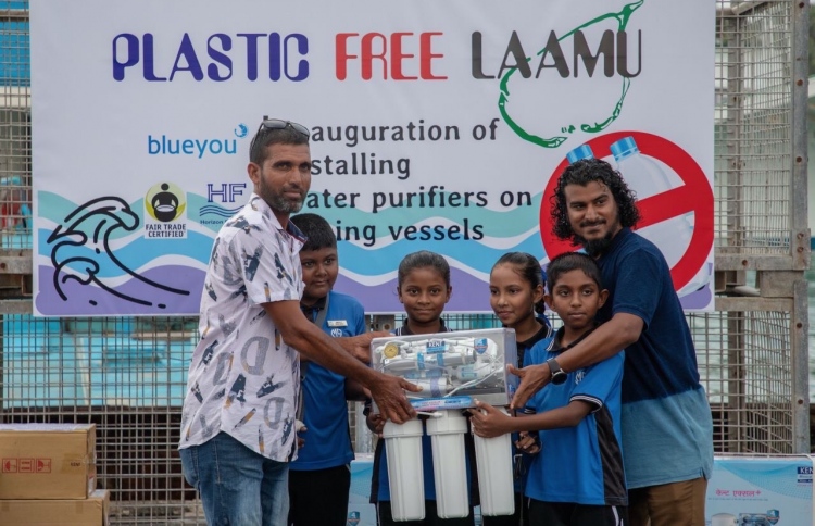 ލ.އަތޮޅު ދޯނިތަކުގައި ވޯޓާ ޕިއުރިފަޔާތައް ބަހައްޓަނީ