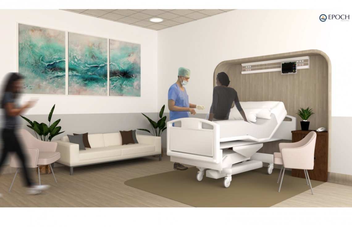 ދ. ކުޑަހުވަދޫގައި ސަރުކާރުން އިމާރާތް ކުރާ އާ ހޮސްޕިޓަލްގެ ޕްރައިވެޓް ރޫމެއްގެ ކުރެހުމެއް: މި ހޮސްޕިޓަލް އިމާރާތް ކުރަނީ ކުޑަހުވަދޫގައި އަލަށް ހިއްކި ސަރަހައްދުގައި.