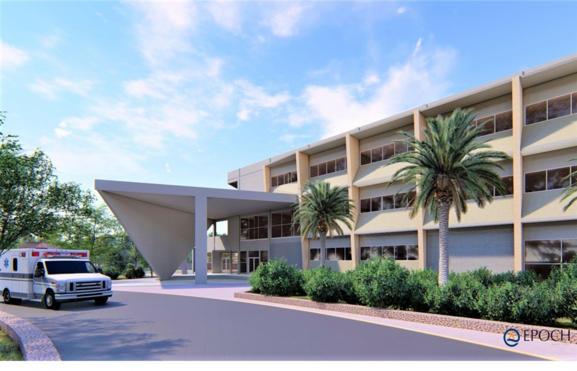 ހއ. ދިއްދޫގައި ސަރުކާރުން އިމާރާތްކުރާ އާ ހޮސްޕިޓަލްގެ ކުރެހުމެއް: ދިއްދޫގެ އާ ހޮސްޕިޓަލް އިމާރާތް ކުރަނީ އެ ރަށުގައި އަލަށް ހިއްކައި، މީހުން އާބާދުކުރާ ސަރަހައްދުގައި.