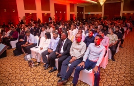 Shareholders at Ooredoo Maldives' Annual General Meeting at Kurumba Maldives. PHOTO: OOREDOO MALDIVES