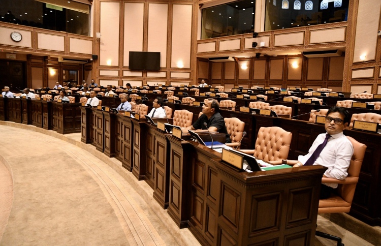 މަޖިލީހުގެ ޗެމްބަރުގައި ޖަލްސާތައް ފަށަން ނިންމައިފި