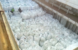 Staple food stock previously imported inside the country by STO -- Photo: State Trading Organization