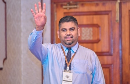 Communications Undersecretary at the President's Office, Mabrouq Abdul Azeez, is the state's spokesperson over the COVID19 pandemic and has been hosting national press conferences on a daily basis since the beginning of the outbreak. PHOTO: AHMED AWSHAN ILYAS / MIHAARU