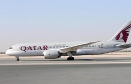 A Qatar Airways flight. PHOTO: QATAR AIRWAYS