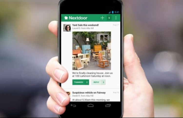 Nextdoor community app for neighbors soars in age of social