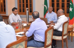 Cabinet meeting in progress at the President's Office. PHOTO: PRESDIENT'S OFFICE