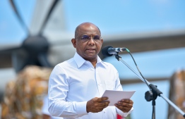 Minister of Foreign Affairs Abdulla Shahid. PHOTO: MIHAARU