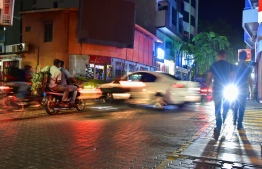 (FILE) Vehicles on Male' roads during quarantine, on April 7, 2020: license issuing services will be resumed on February 5, 2023 -- Photo: Ahmed Awshan Ilyas / Mihaaru