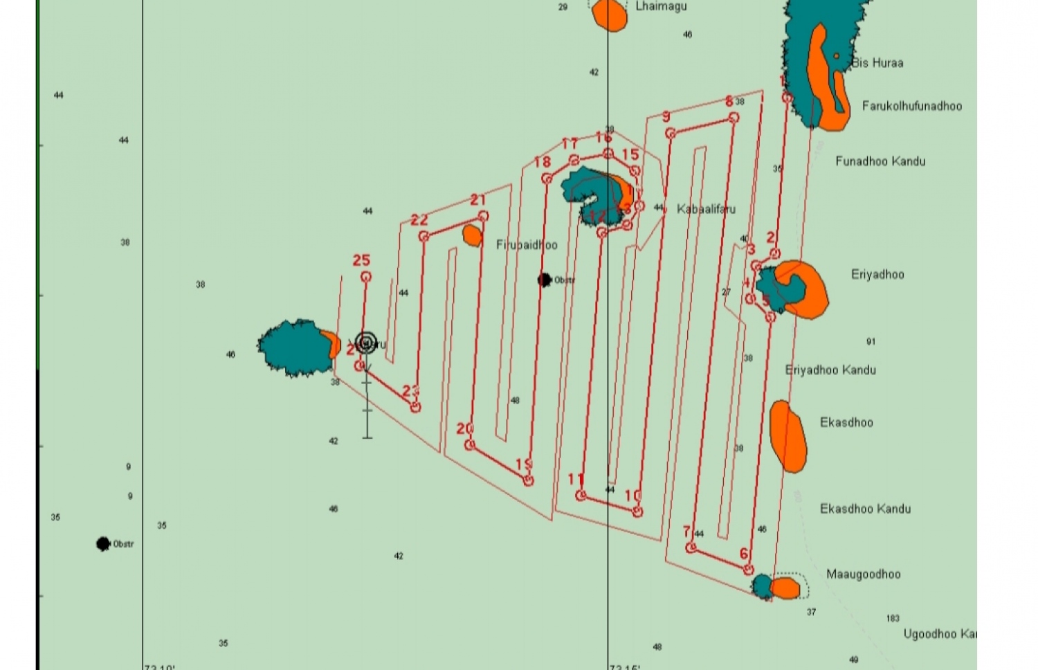 ގެއްލުނު މީހާ ހޯދަން ބެލި ސަރަހައްދު -- ފޮޓޯ/އެމްއެންޑީއެފް