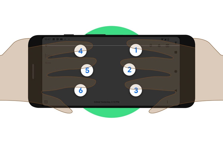 އެންޑްރޮއިޑަށް ބްރެއިލް ކީބޯޑެއް