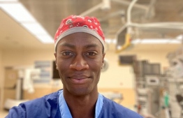 A US doctor's dance videos posted on social media have proven just the right medicine for millions of people, including health care workers, who are cheering him on for lifting their spirits during the pandemic. PHOTO: AFP