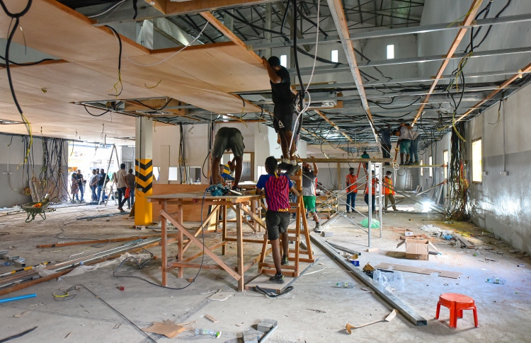 ވަގުތީ ހޮސްޕިޓަލް ނިންމަން 24 ގަޑިއިރު މަސައްކަތުގައި