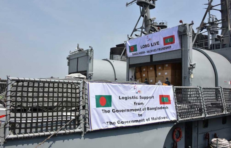 ބަންގްލަދޭޝް އިން މިފަހަރު ބޮޑެތި އެހީތަކެއް ރާއްޖެއަށް