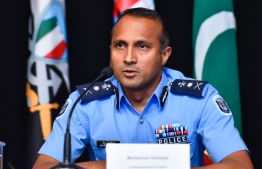 Commissioner of Police (CP) Mohamed Hameed. PHOTO: MIHAARU