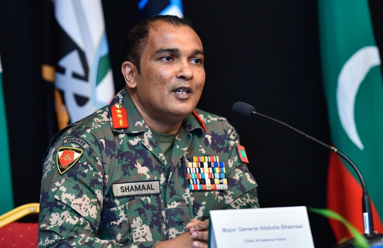 ޗީފް އޮފް ޑިފެންސް ފޯސް ޝަމާލް ކޮވިޑަށް ޕޮޒިޓިވްވެއްޖެ