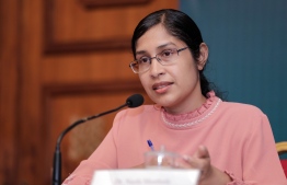 Technical Advisory Group (TAG)'s Dr Nazla Mustafa is another familiar face to the press and the public, making regular appears at the NEOC- hosted daily briefings. On April 21, she made the grim announcement that the team believed community spread had begun three weeks prior. PHOTO: NISHAN ALI / MIHAARU