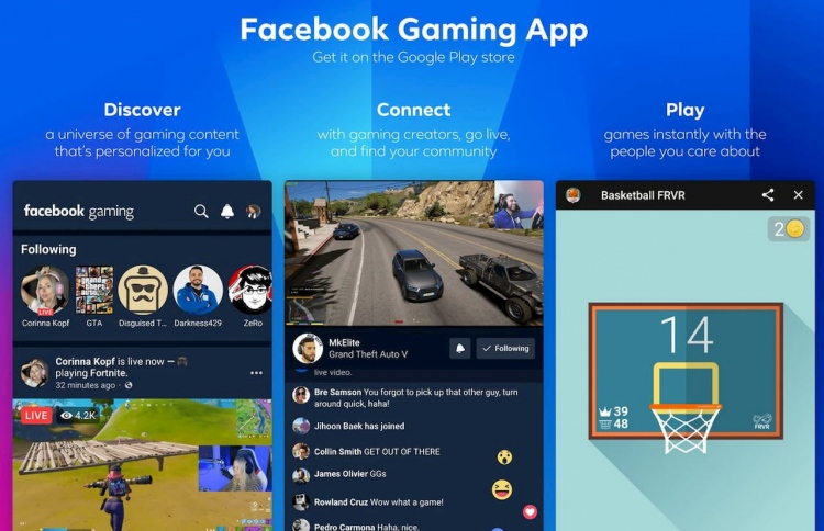 ފޭސްބުކުން މޮބައިލް ގޭމިން އެޕެއް