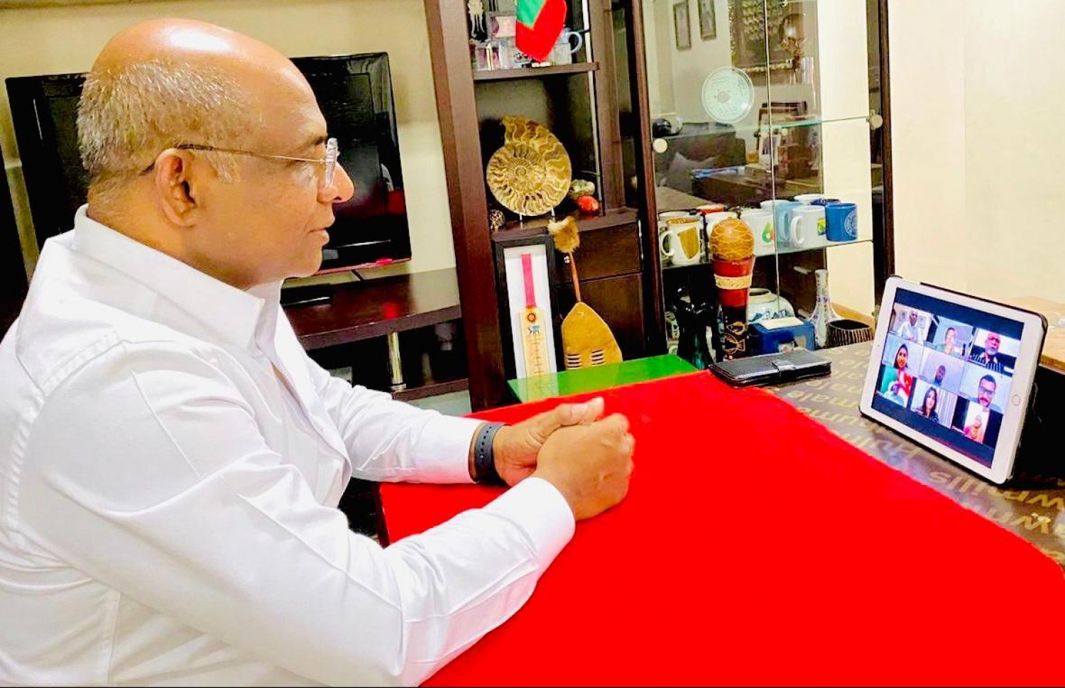 ފޮރިން މިނިސްޓަރު އަބްދުﷲ ޝާހިދު: ފަސް އަހަރުގެ ދައުރު ނިންމާލެއްވި އިރު ދުނިޔޭގެ ގައުމުތަކާ އެކު ރާއްޖޭގެ އޮތް ގުޅުން ބަދަހިވެއްޖެ ކަމަށް ވިދާޅުވި. - ފޮޓޯ: ފޮރިން މިނިސްޓްރީ