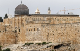 މަސްޖިދުލް އަގްސާ ސަރަހައްދު. --ފޮޓޯ:އޭއެފްޕީ