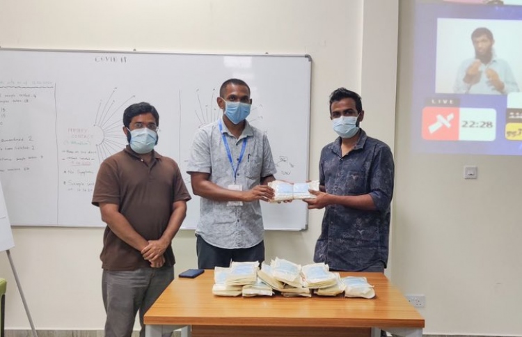 އައްޑޫ ހޮސްޕިޓަލަށް ސުވާދިވުން 300 މާސްކް