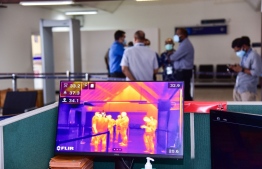 Thermal imaging systems at Velana International Airport. The government is preparing to re-open borders in July, if Maldives is able to control the ongoing COVID-19 outbreak in the country. PHOTO: MINISTRY OF TOURISM