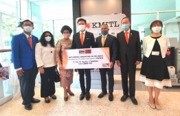 The government of Thailand and the King Mongkut's Institute of Technology Ladkrabang (KMITL) donated 10 mini ventilators to Maldives on May 26, 2020. PHOTO/MALDIVES EMBASSY IN THAILAND