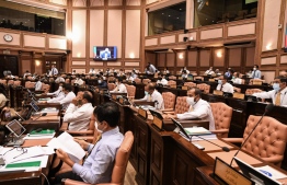 A photograph taken during a parliamentary sitting held in June. PHOTO: PARLIAMENT