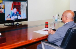 Minister of Foreign Affairs Abdulla Shahid participated at the Extraordinary Virtual Ministerial Pledging Conference for the United Nations Relief and Works Agency for Palestine Refugees in the Near East (UNRWA). PHOTO: MINISTRY OF FOREIGN AFFAIRS