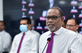 AbdulRaheem Abdulla, Leader of PPM/PNC Coaltion: him and his wife Dhiyana are self-quarantining as they have both tested for COVID-19 -- Photo: Mihaaru