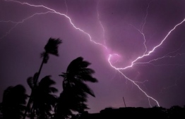 A lightning strike. PHOTO: MIHAARU FILES