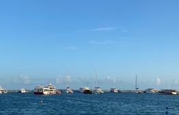 Liveaboards docked at Hulhumale'. PHOTO/MIHAARU
